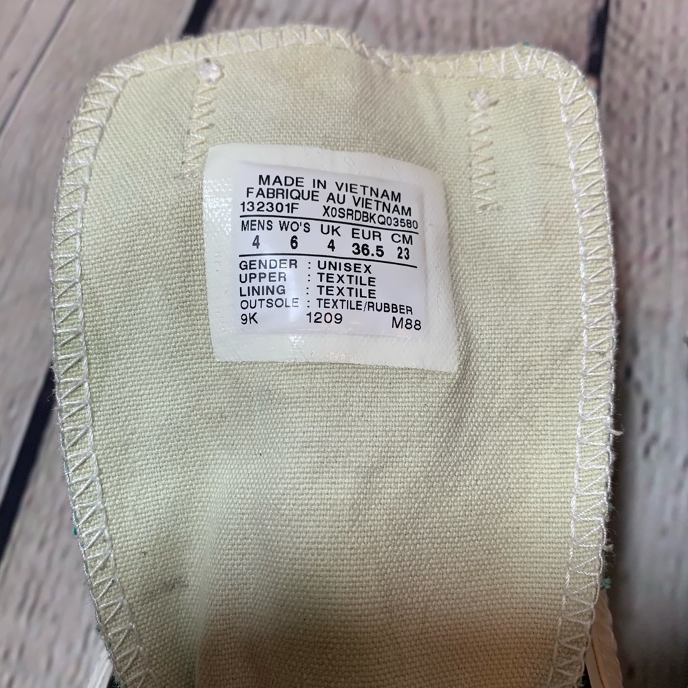 🔅👟 Teal Low Top All Star Converse 👟 - Picture 7 of 7